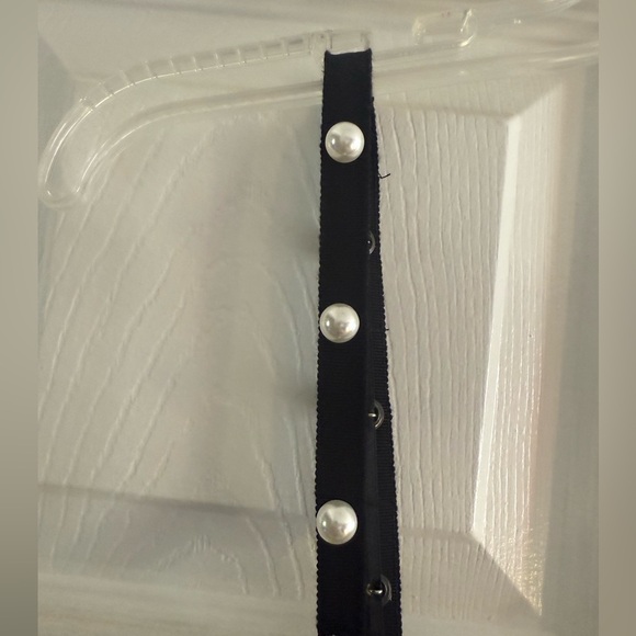 Joie White Floral Midi Dress with Black Lace Trim - Picture 8 of 8